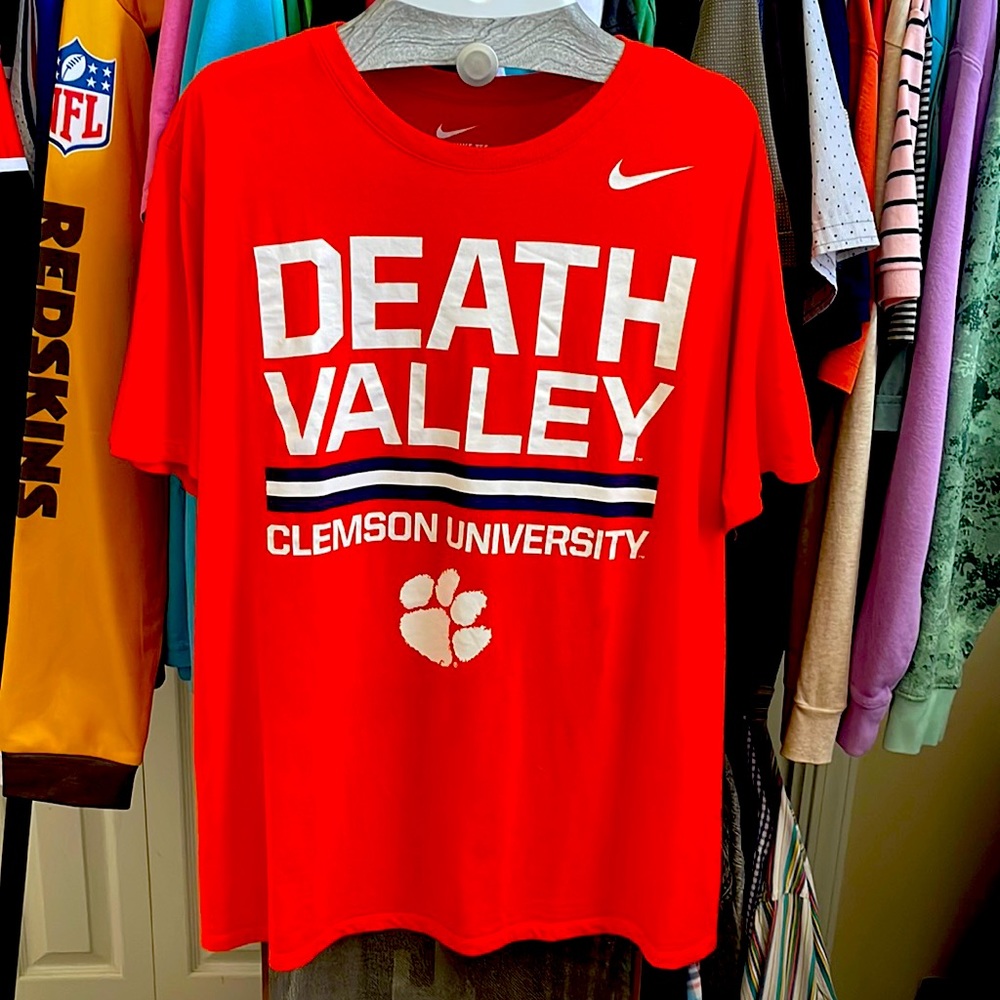 CLEMSON TIGERS DEATH VALLEY NIKE TEE 🐯 🏈